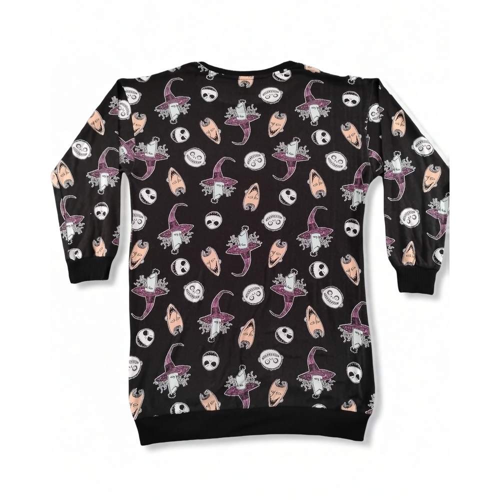 Disney Nightmare Before Christmas Shirt M Grunge Gorpcore Lock Shock Barrel Poly - Picture 2 of 7